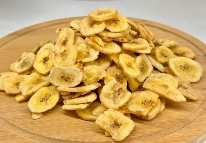 Plátano chips crujientes y naturales, snack saludable de Sabur Turco.